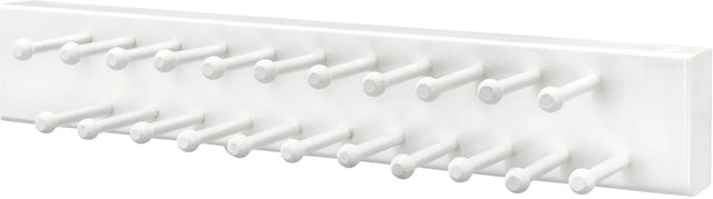Rev-A-Shelf 14 in White Side mount Tie Rack CWSTR-14W-1