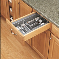 Rev-A-Shelf Small Silver Glossy Cutlery Organizer GCT-1-52