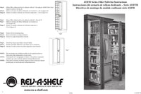 Rev-A-Shelf 6 in Tall Filler Organizer Pullout 432-TF45-6C