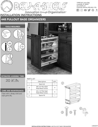 Rev-A-Shelf 5 in Base Cabinet Organizer 448-BC