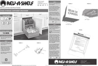 Rev-A-Shelf Food Storage Container Organizer Soft Close 4FSCO-24SC-1