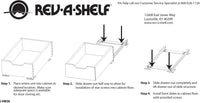 Rev-A-Shelf 11 in Wood Pullout Drawer 4WDB