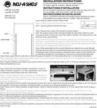 Rev-A-Shelf 35 Qrt Top mount Waste Container 4WCTM-1816DM-1