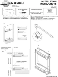 Rev-A-Shelf Two-Tier Wire Organizer with Blum Soft-Close 5322-BCSC-5