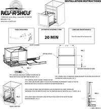 Rev-A-Shelf Recycling Center 5BBSC-WMDM24