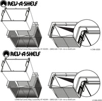 Rev-A-Shelf 24 in Black Hamper Bag Insert CHBI-241618-1