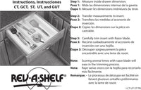 Rev-A-Shelf Medium Silver Glossy Cutlery Organizer GCT-2-52