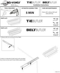 Rev-A-Shelf 14 in Tie Butler CWTTR-14
