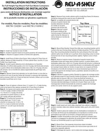 Rev-A-Shelf 50 Qrt Top mount Waste Container 4WCTM-1850DM-1
