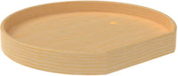 Rev-A-Shelf 20 in Wood D-Shape Lazy Susan Shelf Only LD-4NW-201-1