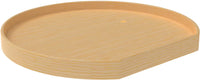 Rev-A-Shelf 28 in Natural Wood D-Shape Lazy Susan Shelf Only LD-4NW-201-28-1
