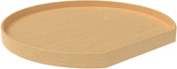 Rev-A-Shelf 32 in Natural Wood D-Shape Lazy Susan Shelf Only LD-4NW-201-32-1