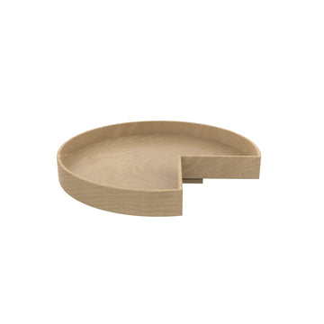 Rev-A-Shelf 28 in Wood Tall Rim Kidney Lazy Susan LD-4NW-401-TBS-1