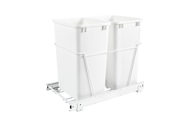 Rev-A-Shelf Double 35 Qrt Pull-Out Waste Containers RV-18PB-2S