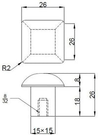 Castelo Contemporary Forged Iron Knob 392726909