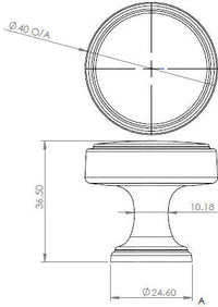 Portici Transitional Metal Knob 688440192