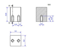 Cube Modern Aluminum Knob 798118OBRZ