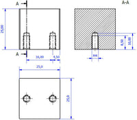 Contemporary Metal Knob 798125195