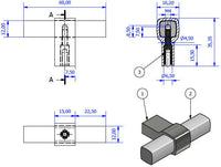 Contemporary Metal Knob 87153016190