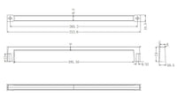 Eglinton Modern Metal Pull BP10748195