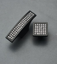 Vence Contemporary Metal and Crystal Pull BP123412814001