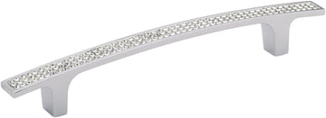 Vence Contemporary Metal and Crystal Pull BP123412814001