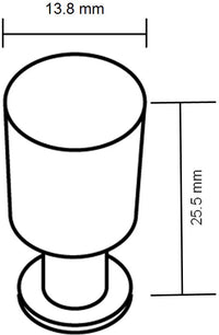 Panorama Contemporary Metal Knob BP1372140