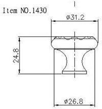 Laval Traditional Brass Knob BP1430142