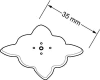Traditional Forged Iron Rosette for Knob BP213635908