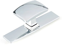 Abbeydale Transitional Metal Wardrobe Knob and Backplate BP224543140