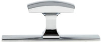 Abbeydale Transitional Metal Wardrobe Knob and Backplate BP224543140