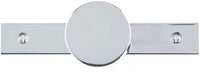 Cranston Contemporary Metal Wardrobe Knob and Backplate BP229540140