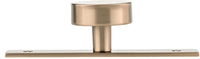 Cranston Contemporary Metal Wardrobe Knob and Backplate BP229540CHBRZ