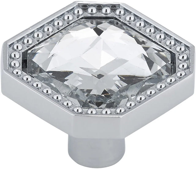 Merritt Contemporary Metal and Crystal Knob BP262603014001