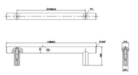 Hearst Modern Aluminum Bar Pull BP3060128900