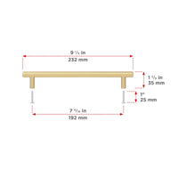Hearst Modern Aluminum Bar Pull BP3060192160