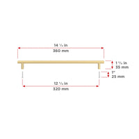 Hearst Modern Aluminum Bar Pull BP3060320160
