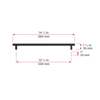 Hearst Modern Aluminum Bar Pull BP3060320900