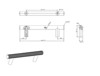 Hearst Modern Aluminum Bar Pull BP306076160