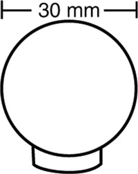 Benevento Contemporary Stainless Steel Knob BP34015170