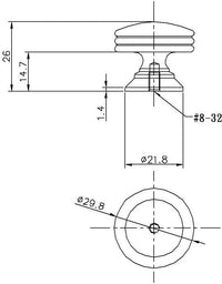 Renfrew Contemporary Metal Knob BP356011195