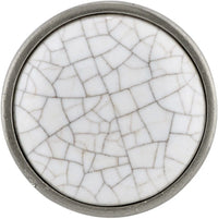 Cherbourg Eclectic Metal and Ceramic Knob BP4418195304