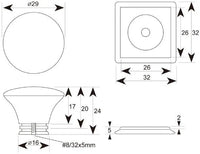 Vaudreuil Traditional Metal Knob BP46702195