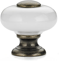Cherbourg Eclectic Ceramic and Metal Knob BP500330