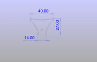 Westmount Transitional Metal Knob BP722740HBRZ
