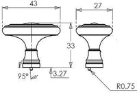 Boucherville Traditional Metal Knob BP74043143