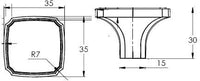 Lorraine Transitional Metal Knob BP77035180