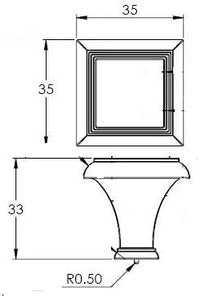 Beauharnois Traditional Metal Knob BP77535180