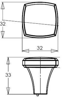 Prévost Transitional Metal Knob BP78535BORB