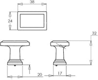 Mirabel Transitional Metal Knob BP79538BORB